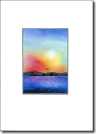 Abstract Seascape image