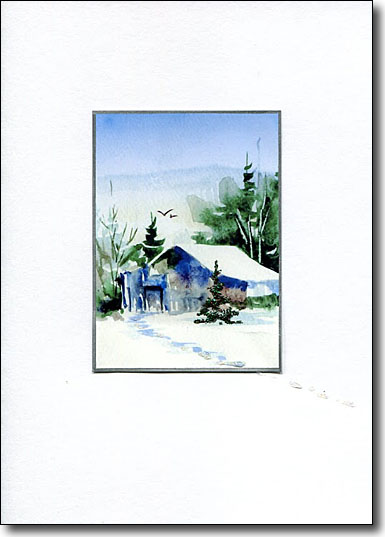 Barn in Snow 2 image