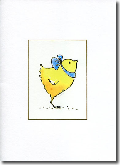 Chick with Blue Ribbon image