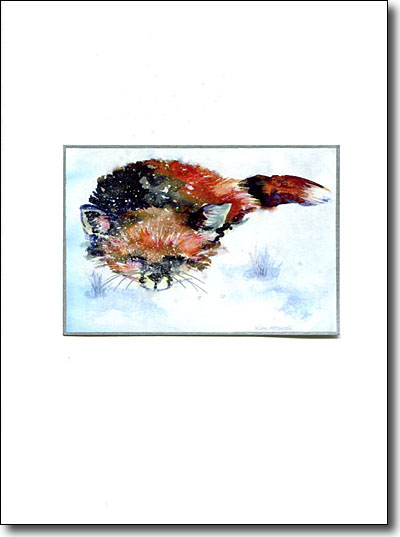 Fox in Snow image