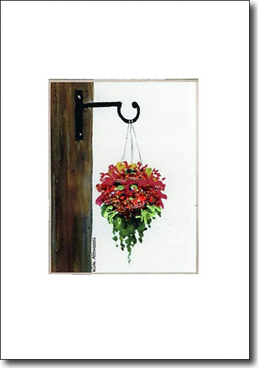 Hanging Holiday Flowers image
