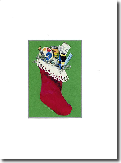 Holiday Art Stocking image