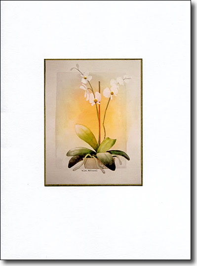 Orchid on Gold image