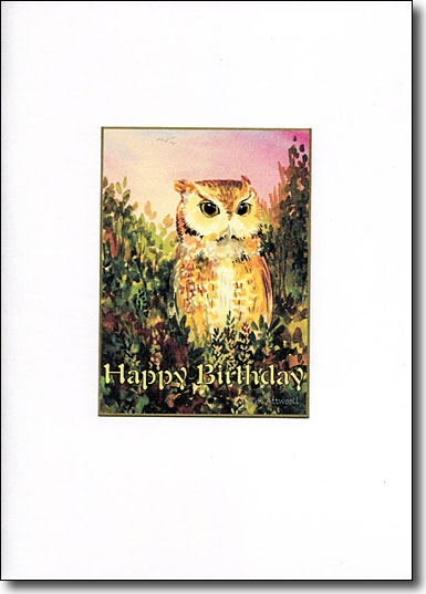 Owl Happy Birthday image