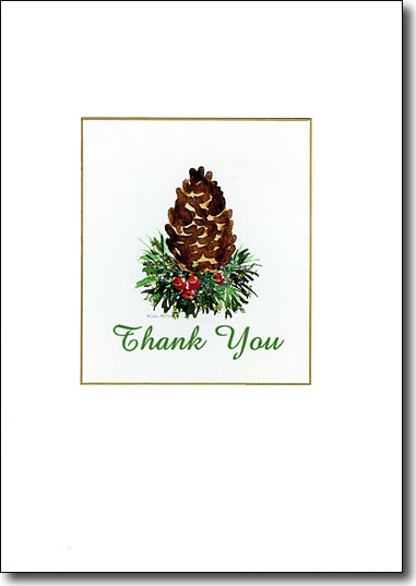 Pine Cone Thank You image