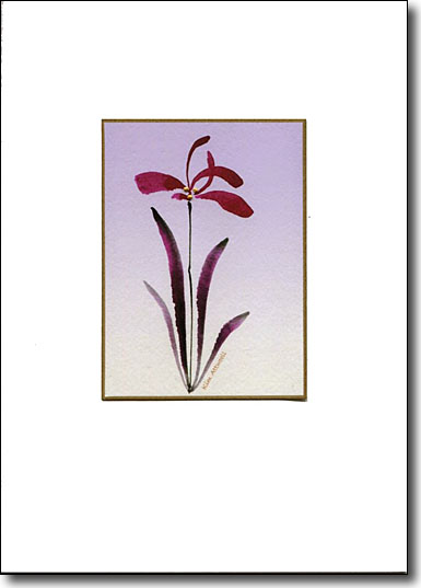 Simple Orchid on Lilac image