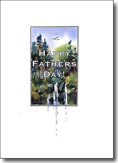 Happy Father's Day Waterfall image