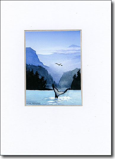 Whale Tail and Mountains image