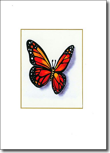 Butterfly Shadow handmade card