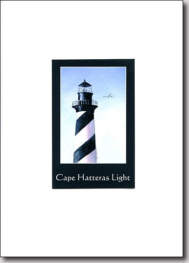 Cape Hatteras Light in Black