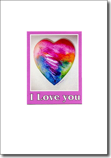 Colored Heart I Love You image
