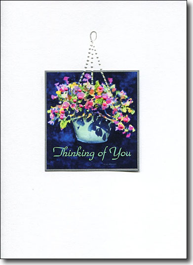 Hanging Flowers Thinking of You image