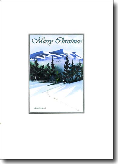 Holiday Landscape Merry Christmas image