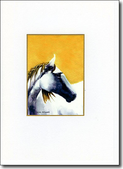 Horse Head on Gold image