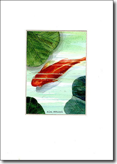 Koi and Lily Pads image