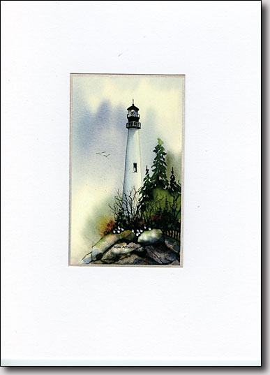 Misty Lighthouse image