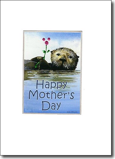 Otter Happy Mother's Day image