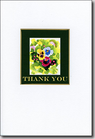 Pansies Thank You image