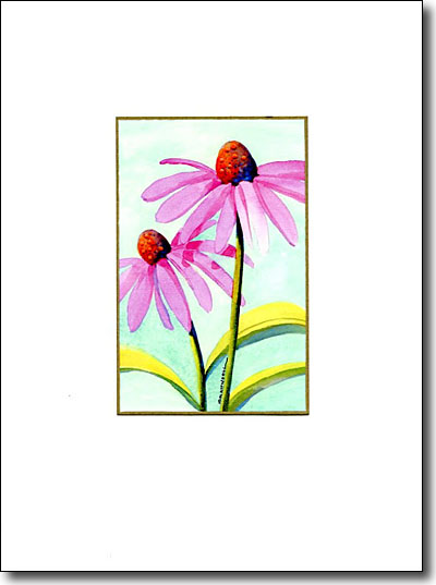 Purple Cone Flowers image