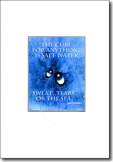 The Cure for Anything is Salt Water image