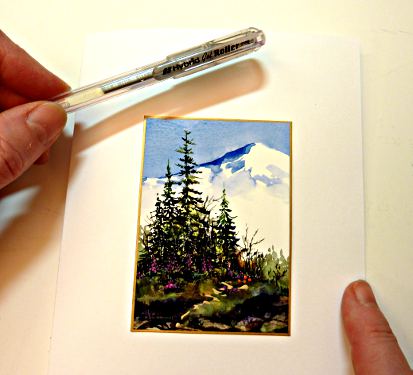 handmade cards, embellishing images