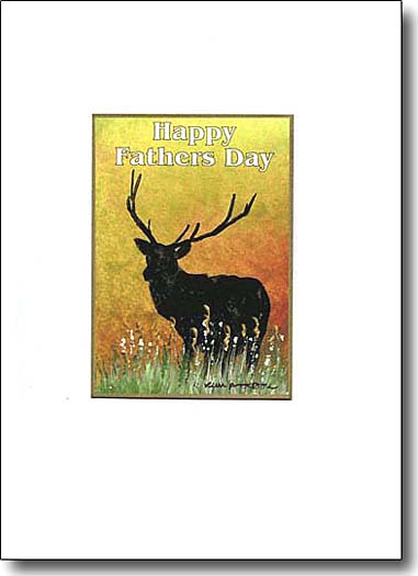 Happy Father's Day Stag image