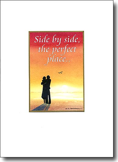 Beach Couple Side by Side