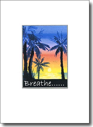 Sunset Palms - Breathe image