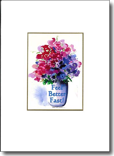 Sweet Peas Get Well image