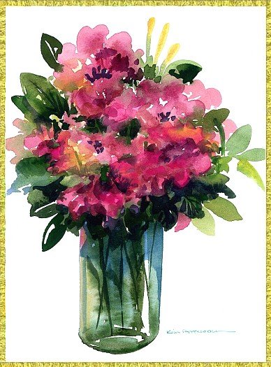 rhododendrons image, free downloadable flower cards