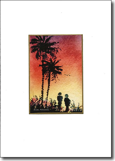 Warm Sunset Couple image